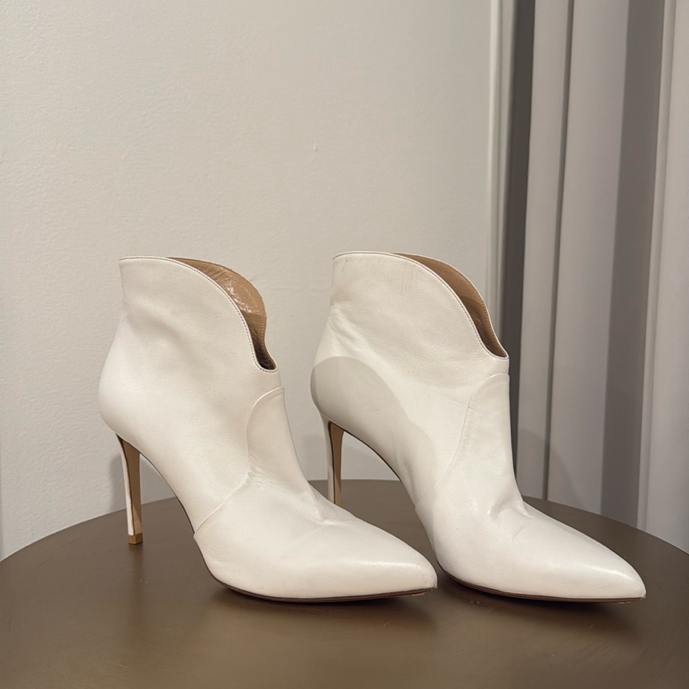Francesco Russo Ivory Booties